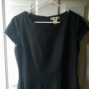 Short sleeved little black dress